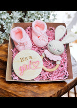 Gift Set - Bunny Rattle & Booties