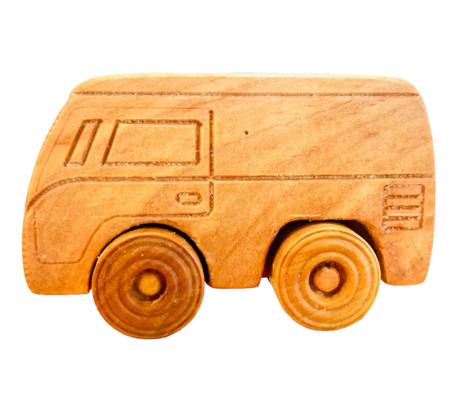 Wooden Car - Retro Van