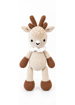 Dash handmade crochet deer doll front view