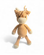 Highland Cow Crocheted Doll