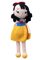 Enchanted Apple Girl crochet doll front view