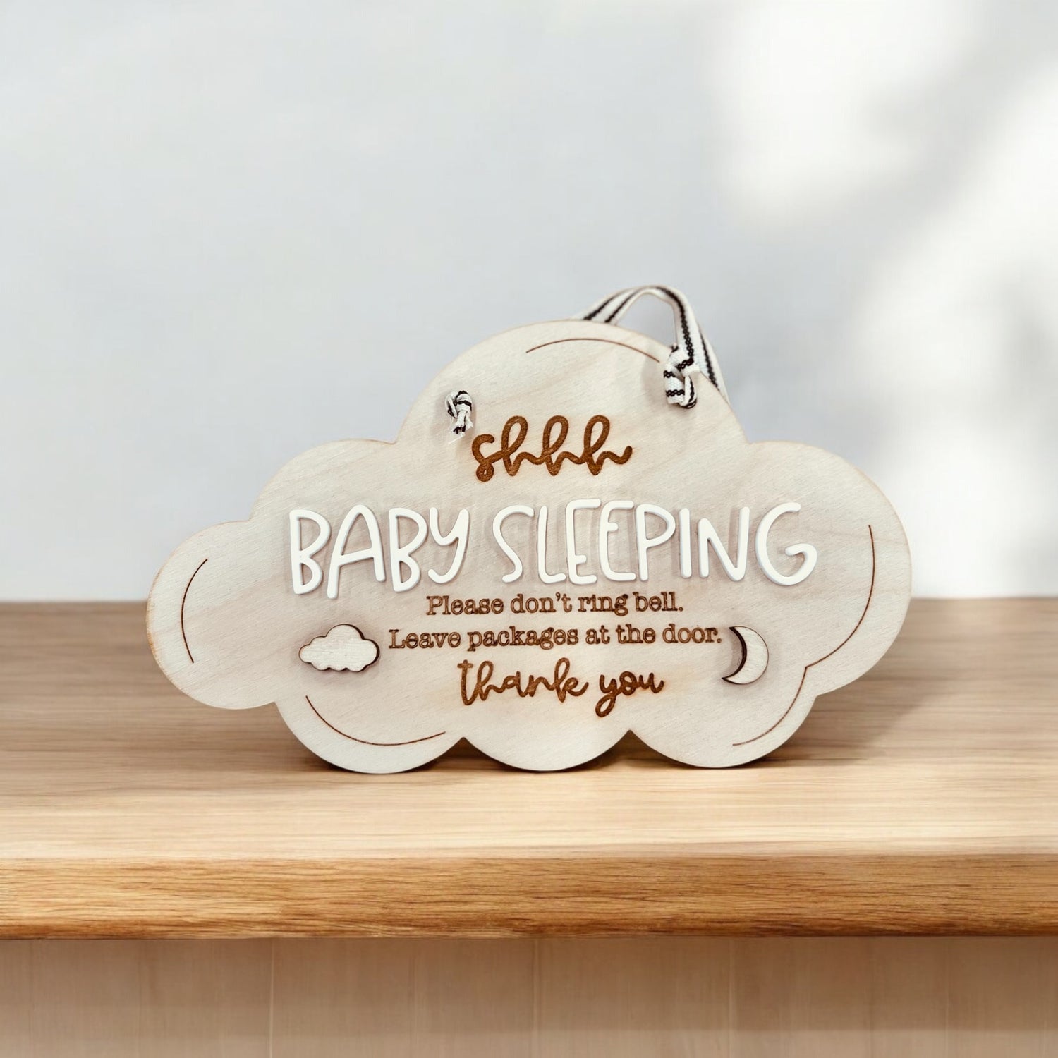 Baby Sleeping Hanging Sign