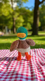 Duck Mallard Crochet Snuggler - Mack