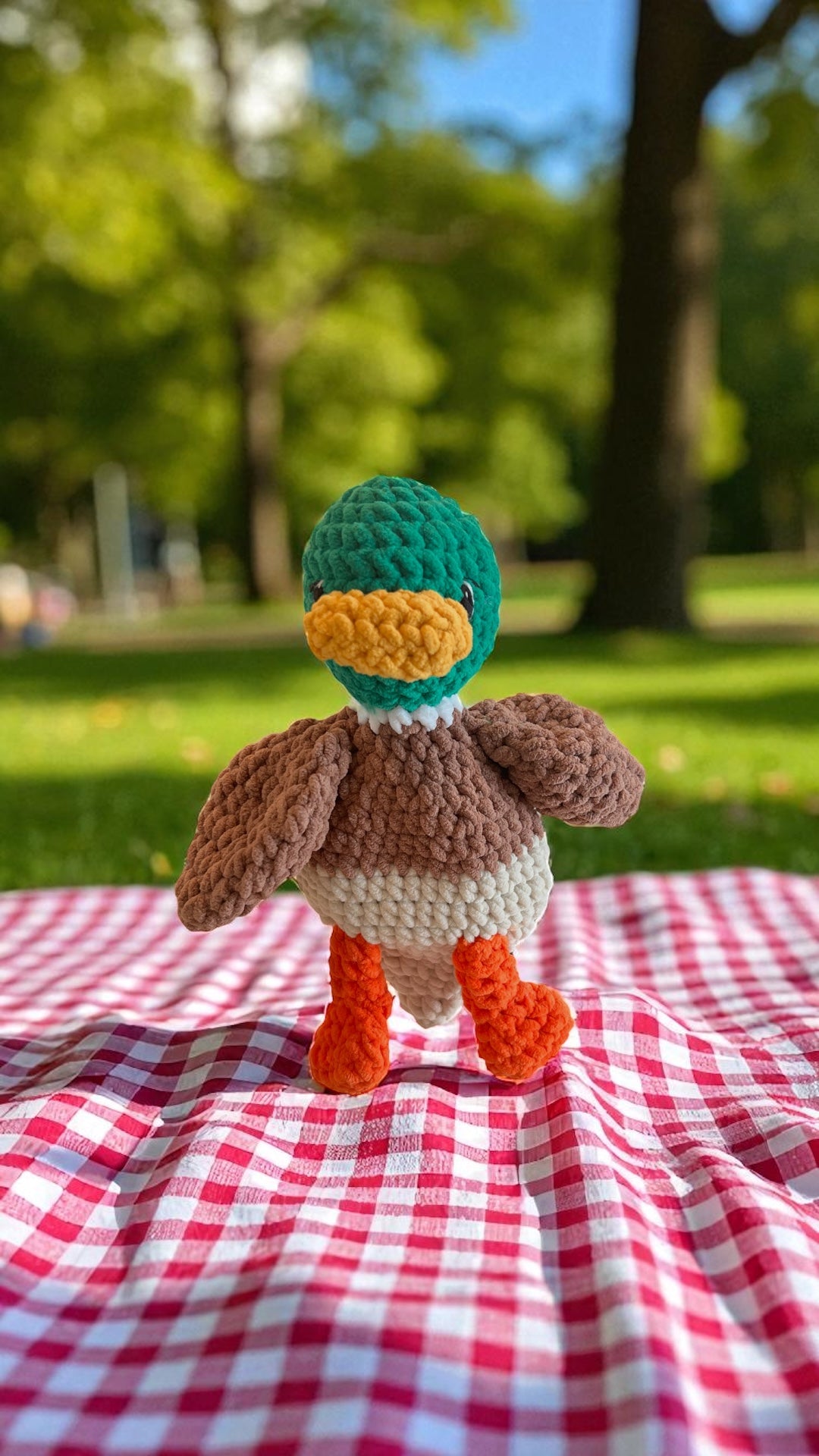 Duck Mallard Crochet Snuggler - Mack