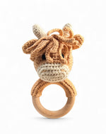 Baby Rattle - Highland Cow