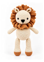 Leo lion crochet doll front view