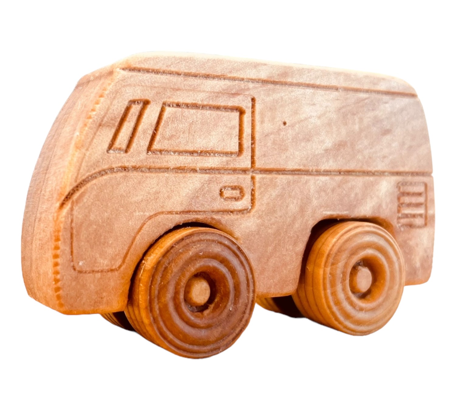 Wooden Car - Retro Van