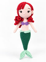 Ocean Princess crochet doll front view