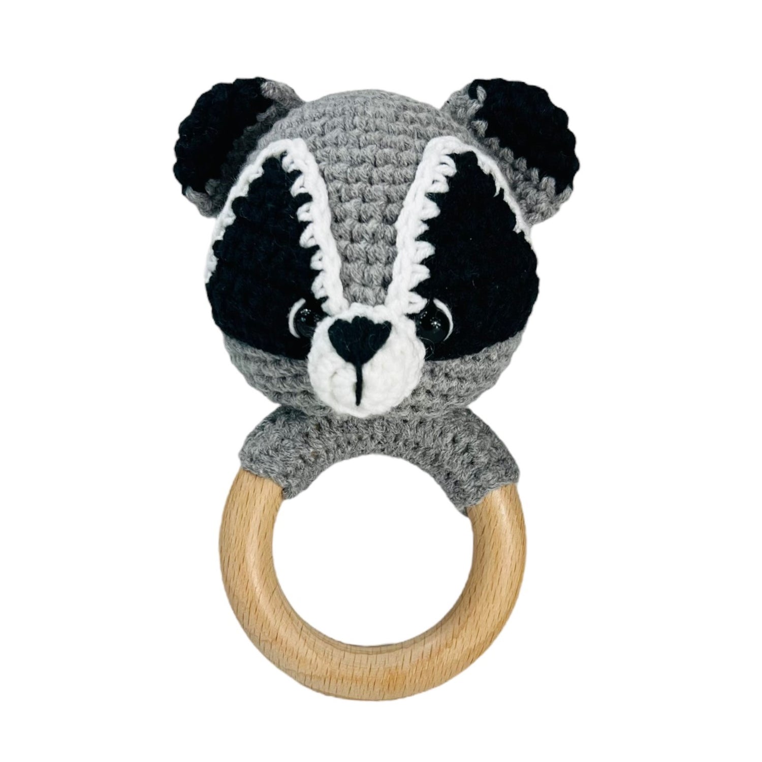 Baby Rattle - Racoon
