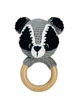 Baby Rattle - Racoon