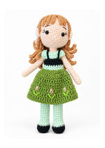 Spring Garden Princess crochet doll front view
