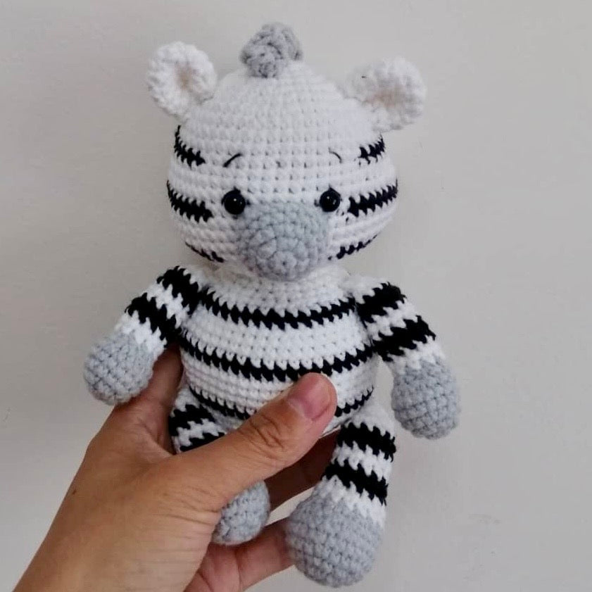 Zebra Crochet Doll