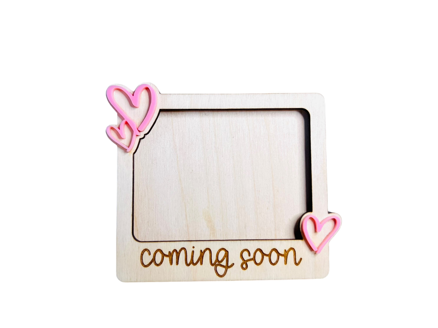 Ultrasound Frame - 3 Hearts Coming Soon