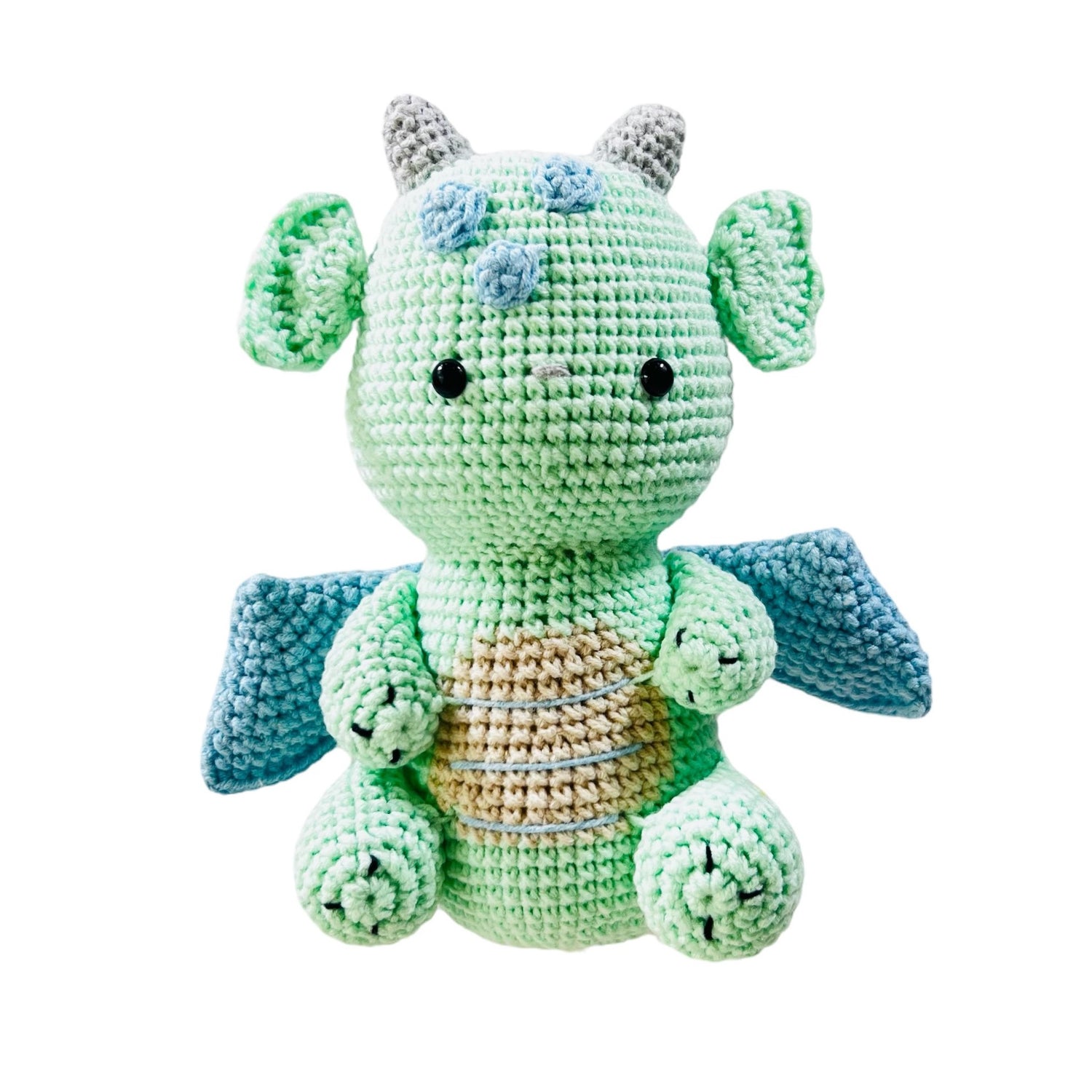 Crocheted Animal Doll - Lagos, the Dragon