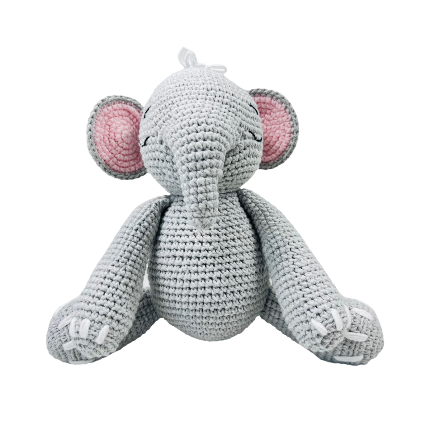 Crocheted Animal Doll - Ellie, the Elephant