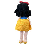 Enchanted Apple Girl crochet doll back view