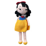 Enchanted Apple Girl crochet doll front view