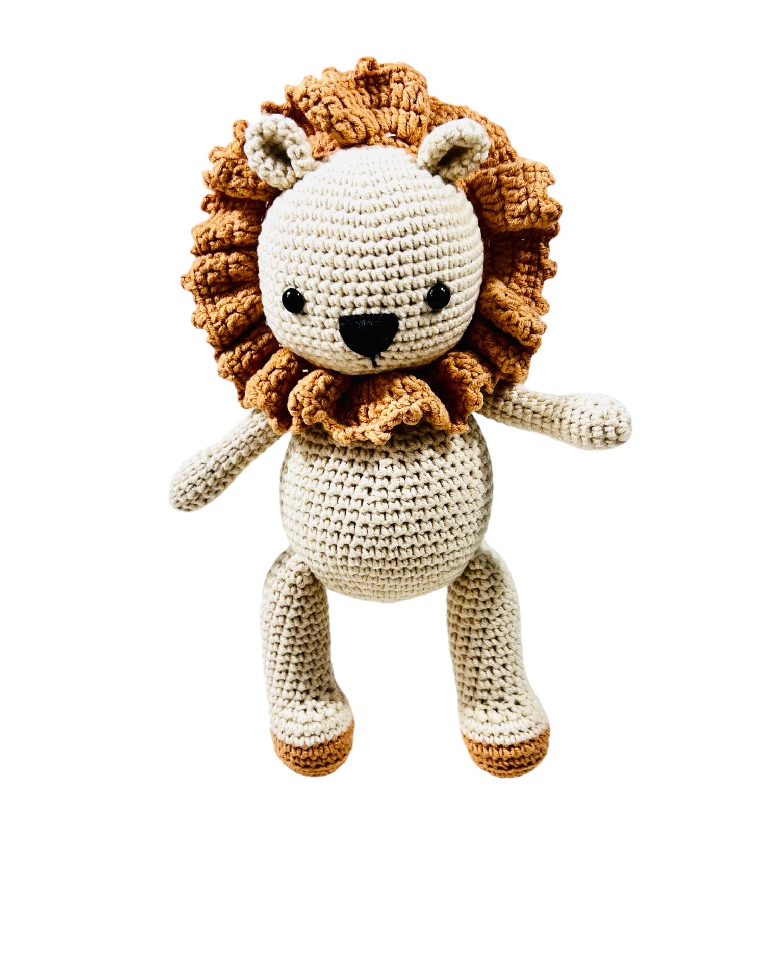 Crocheted Animal Doll - Leo, the Lion