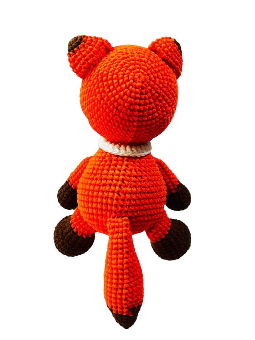 Crocheted Animal Doll - Frankie, the Fox