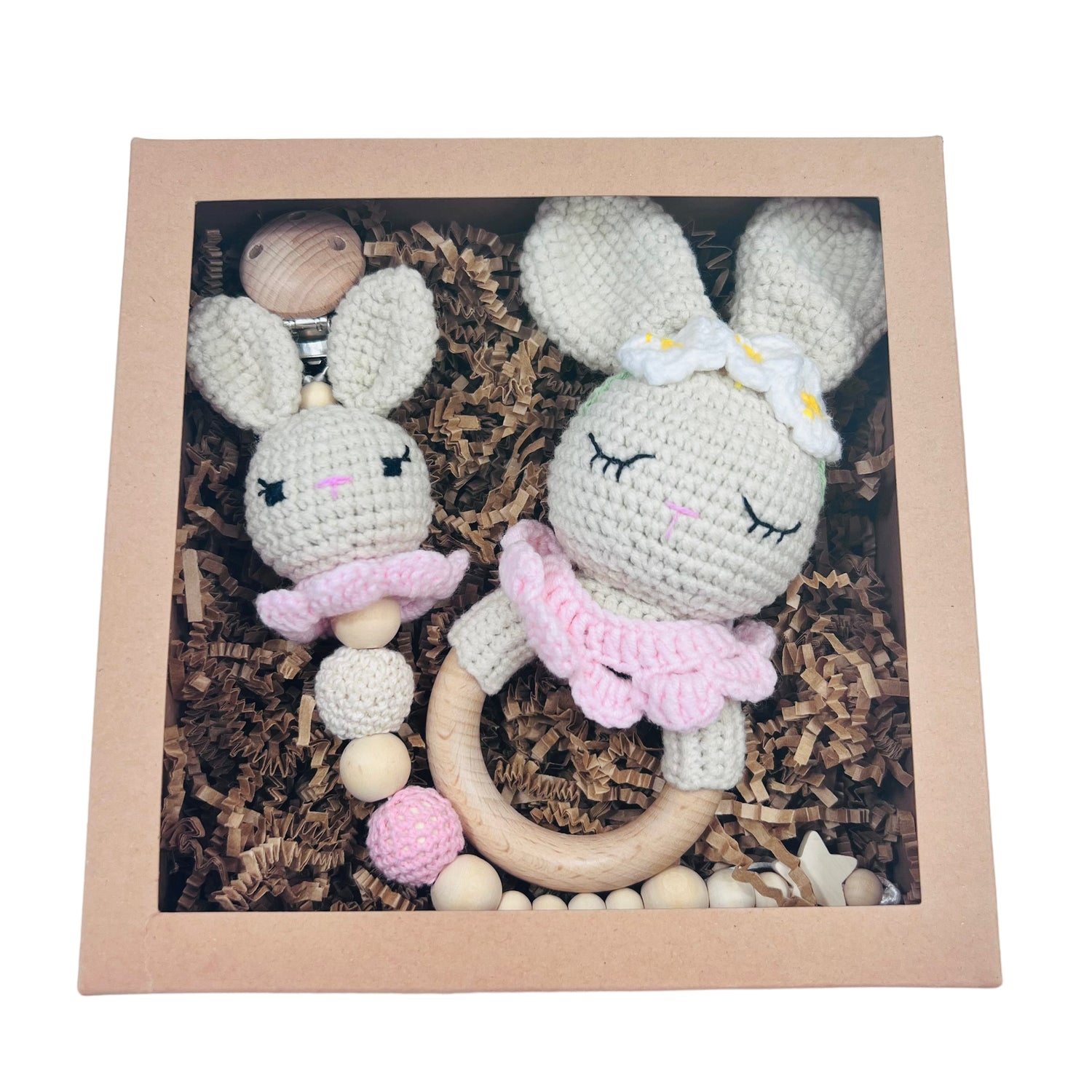 Baby Gift Set - Bunny with Flowers