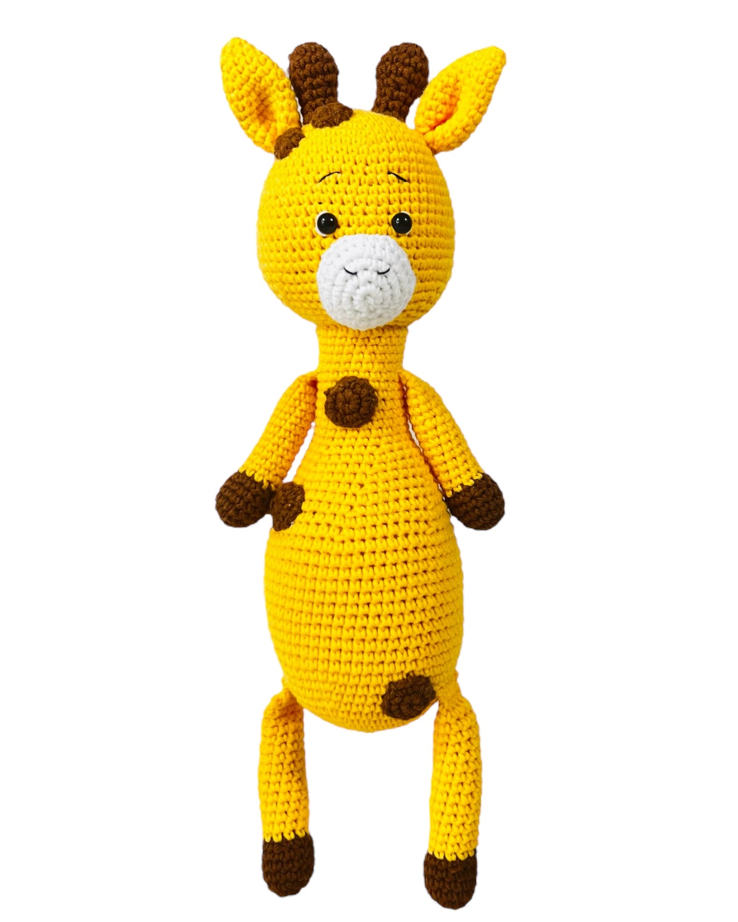 Crocheted Animal Doll - Gino, the Giraffe