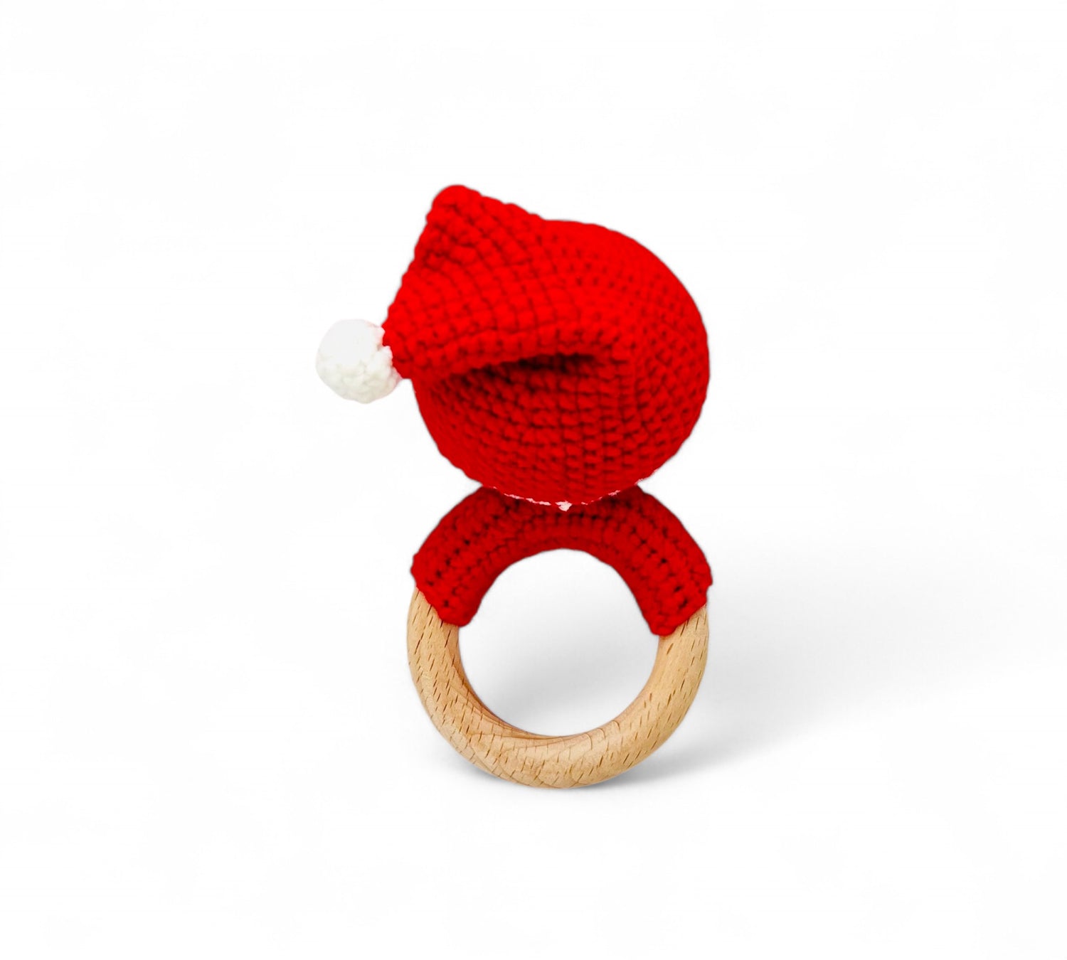 Baby Rattle - Santa