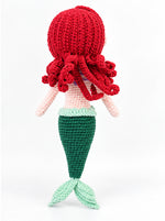 Ocean Princess crochet doll back view