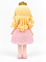 Royal Rose Princess crochet doll back view