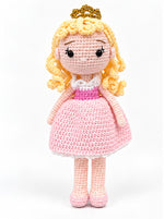 Royal Rose Princess crochet doll front view