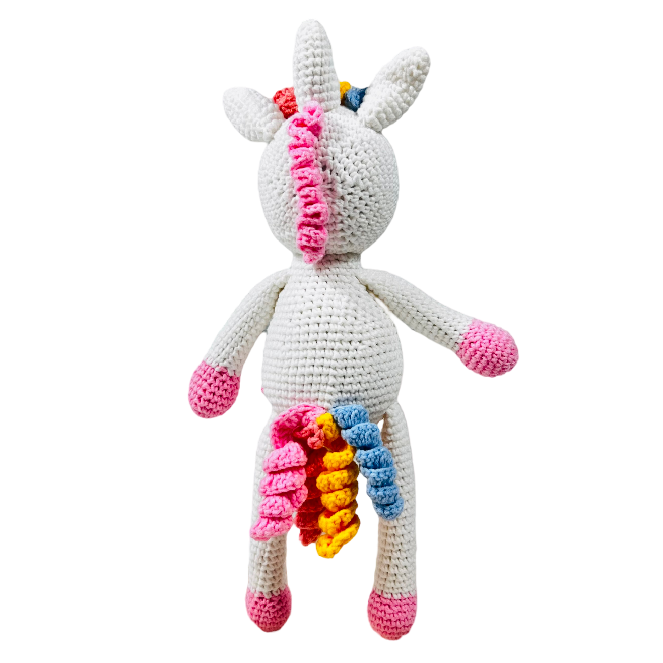 Crocheted Animal Doll - Iris, the Unicorn