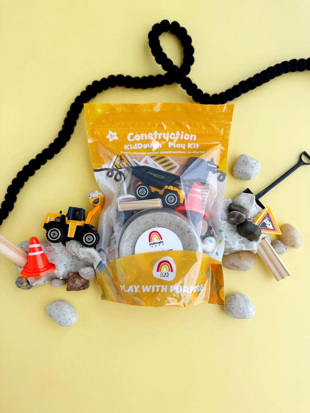 Construction Kiddough Play Kit