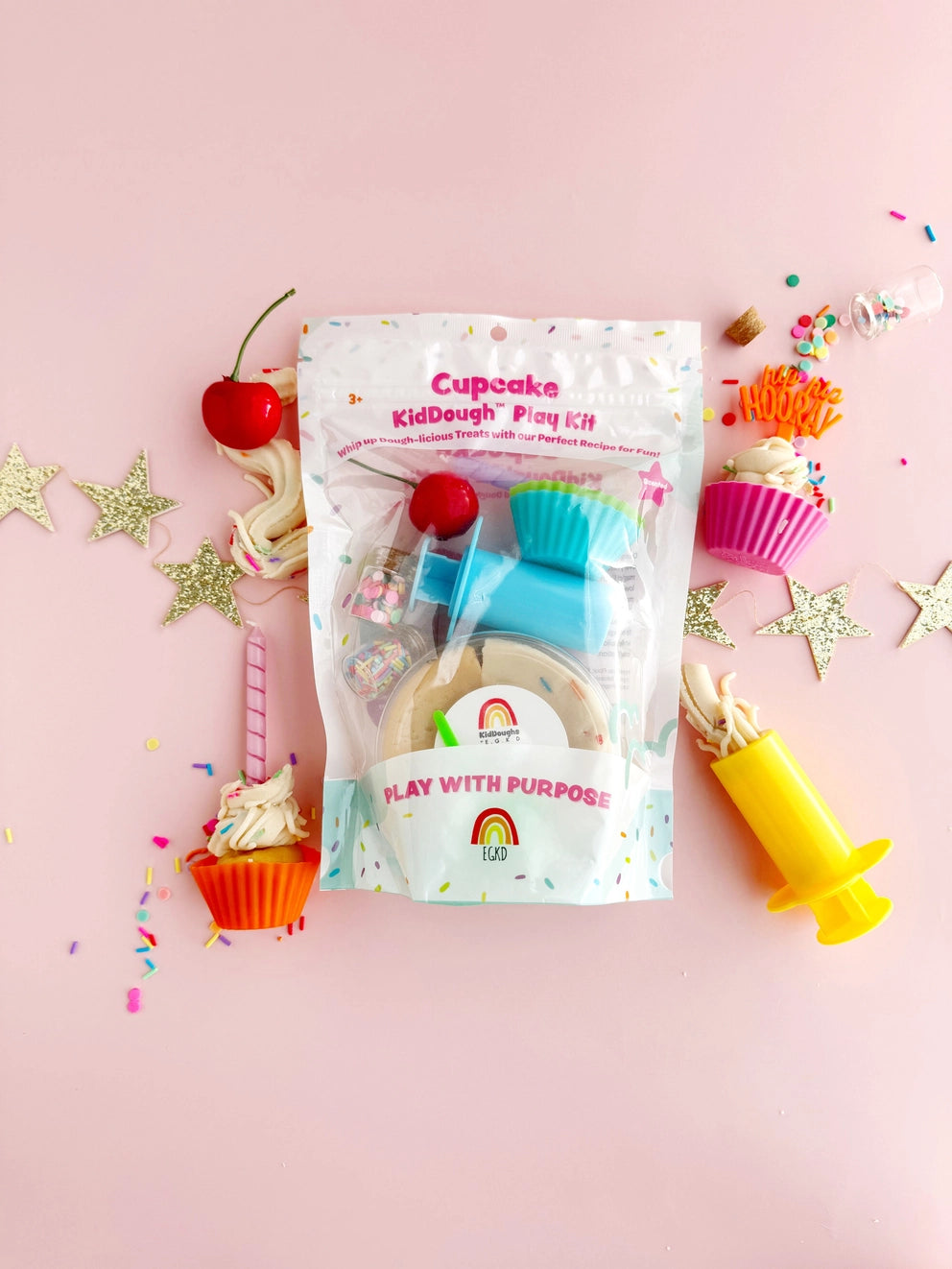 Cupcake Sensory Kiddough Play Kit