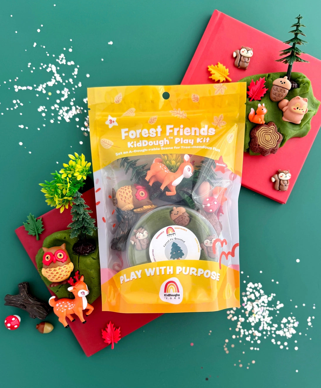 Forest Friends Kiddough Play Kit