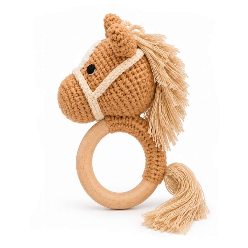 Horse Baby Rattle