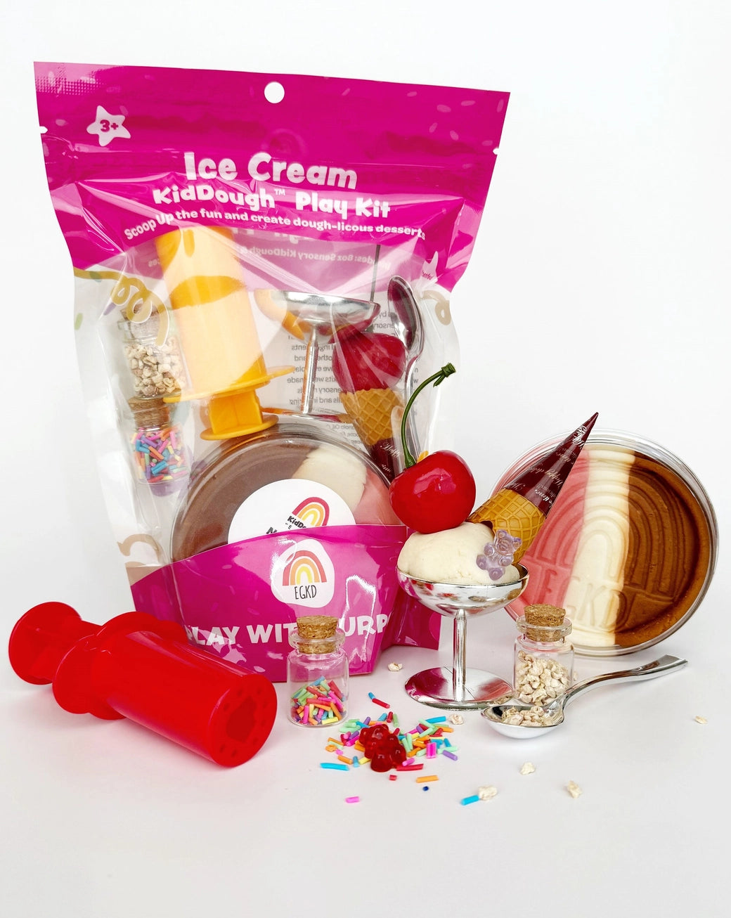 Ice Cream Kiddough Play Kit