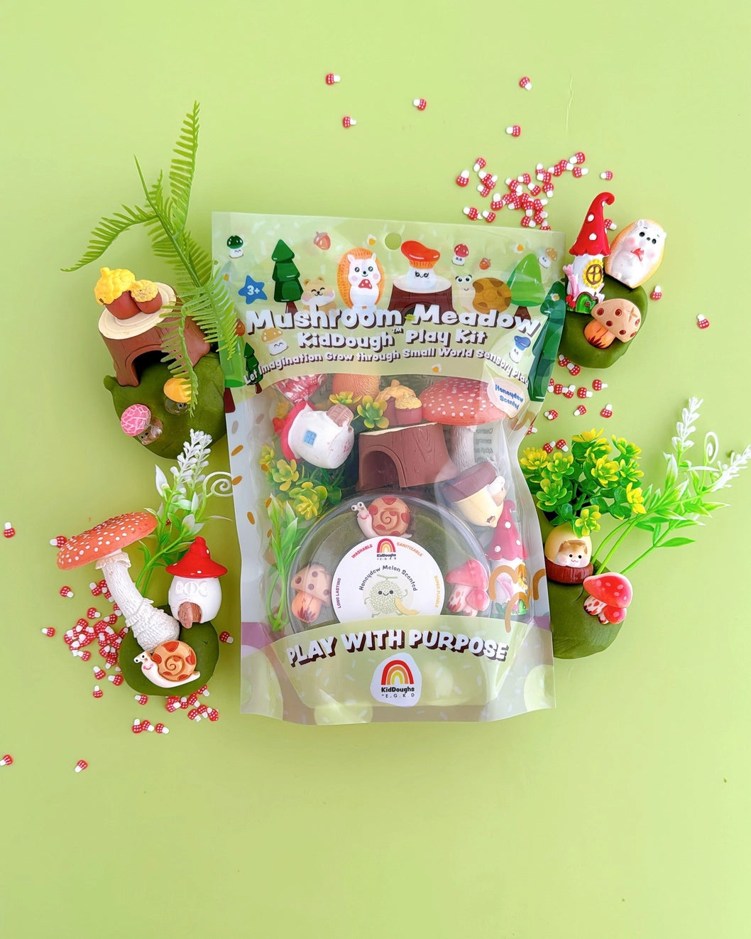 Mushroom Meadow Kiddough Play Kit