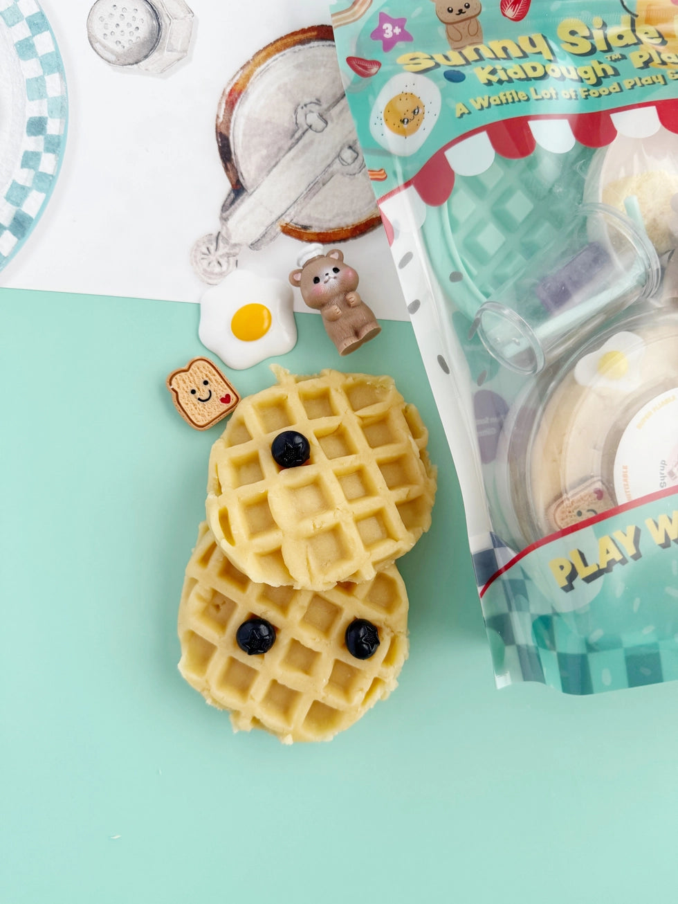 Sunny Side Diner Kiddough Play Kit