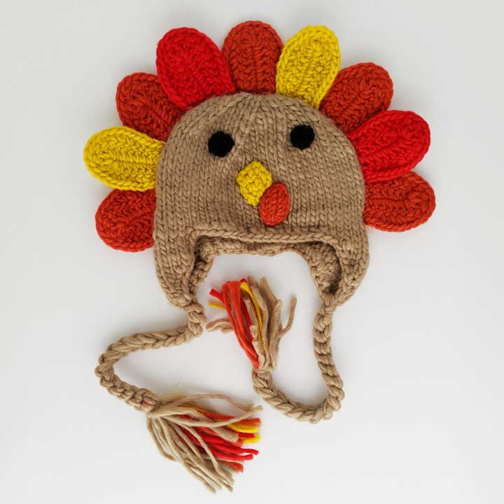 Huggalugs - Turkey Earflap Beanie Hat